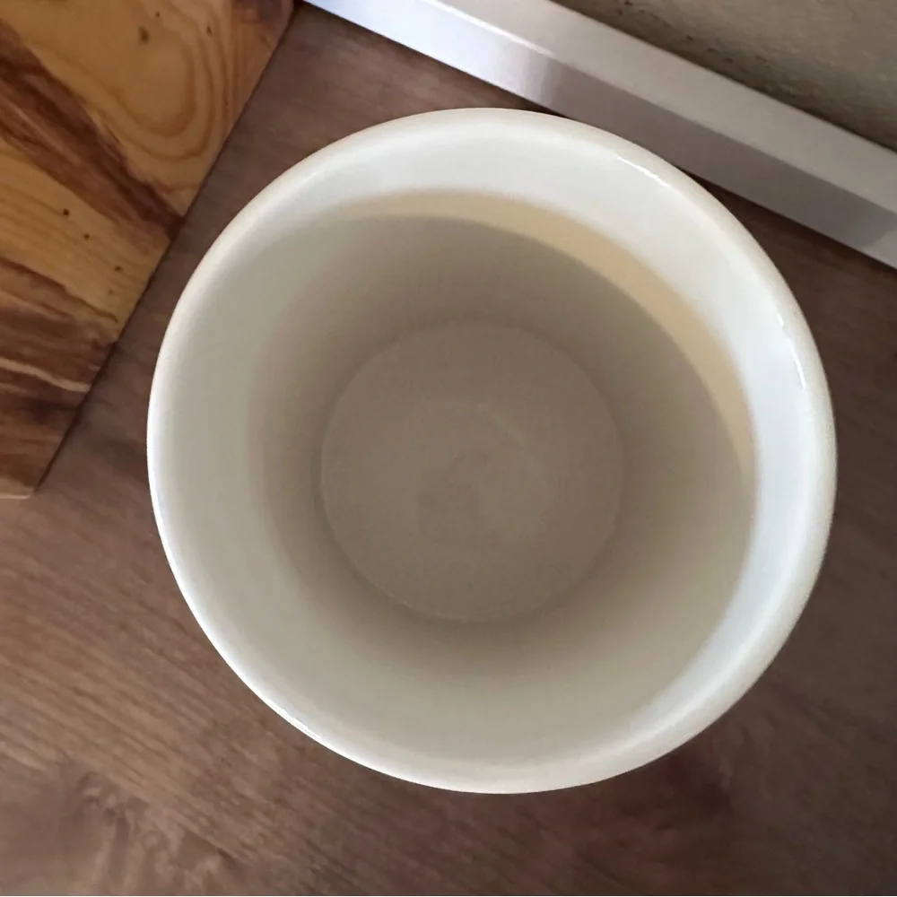 Starbucks White Ceramic Coffee Canister